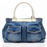 denim purse with two pockets 2