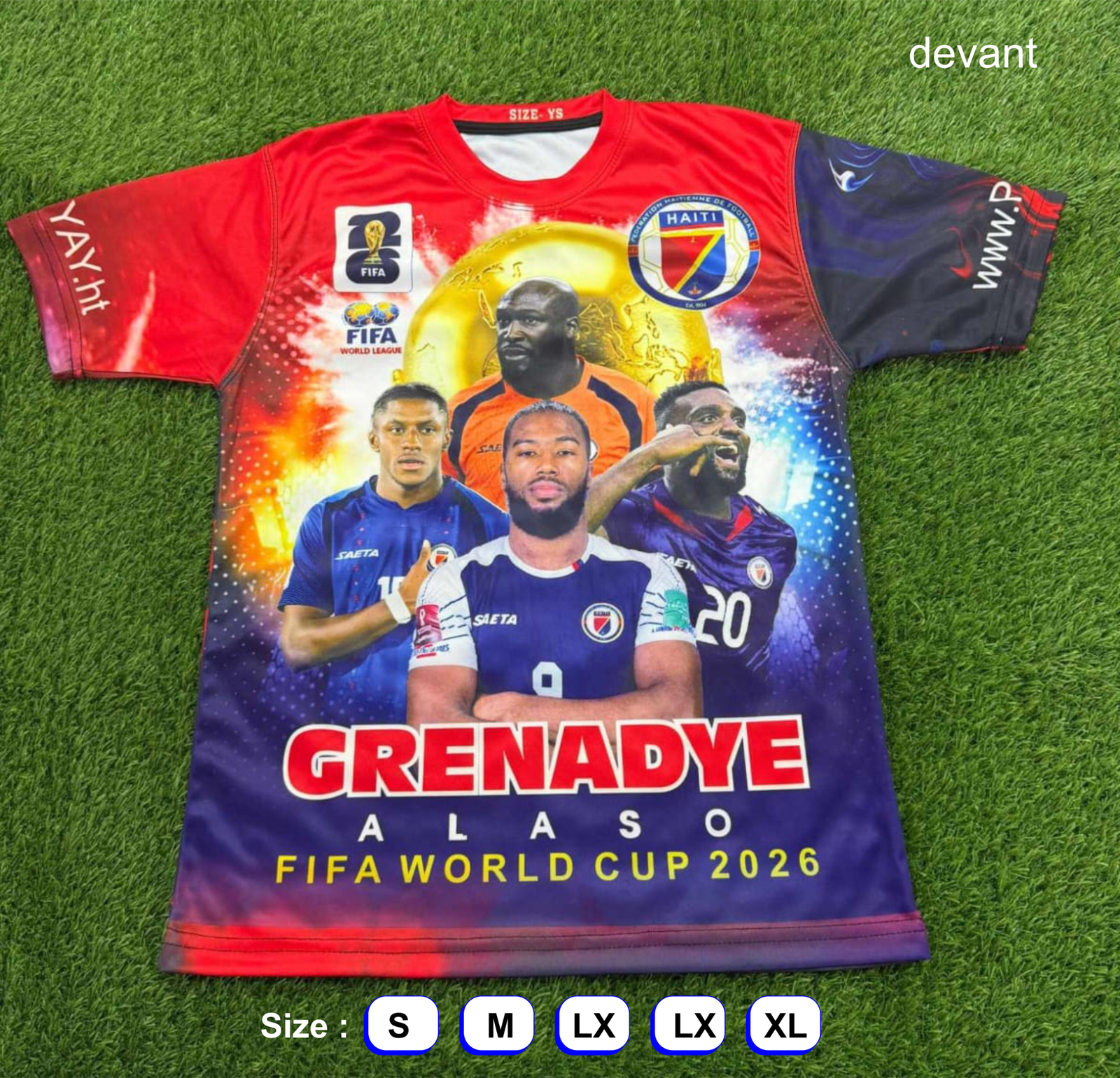 Unisex Jersey – Go Grenadiers!!! World Cup 2026. Star player T-shirt of Team Haiti - Image 5