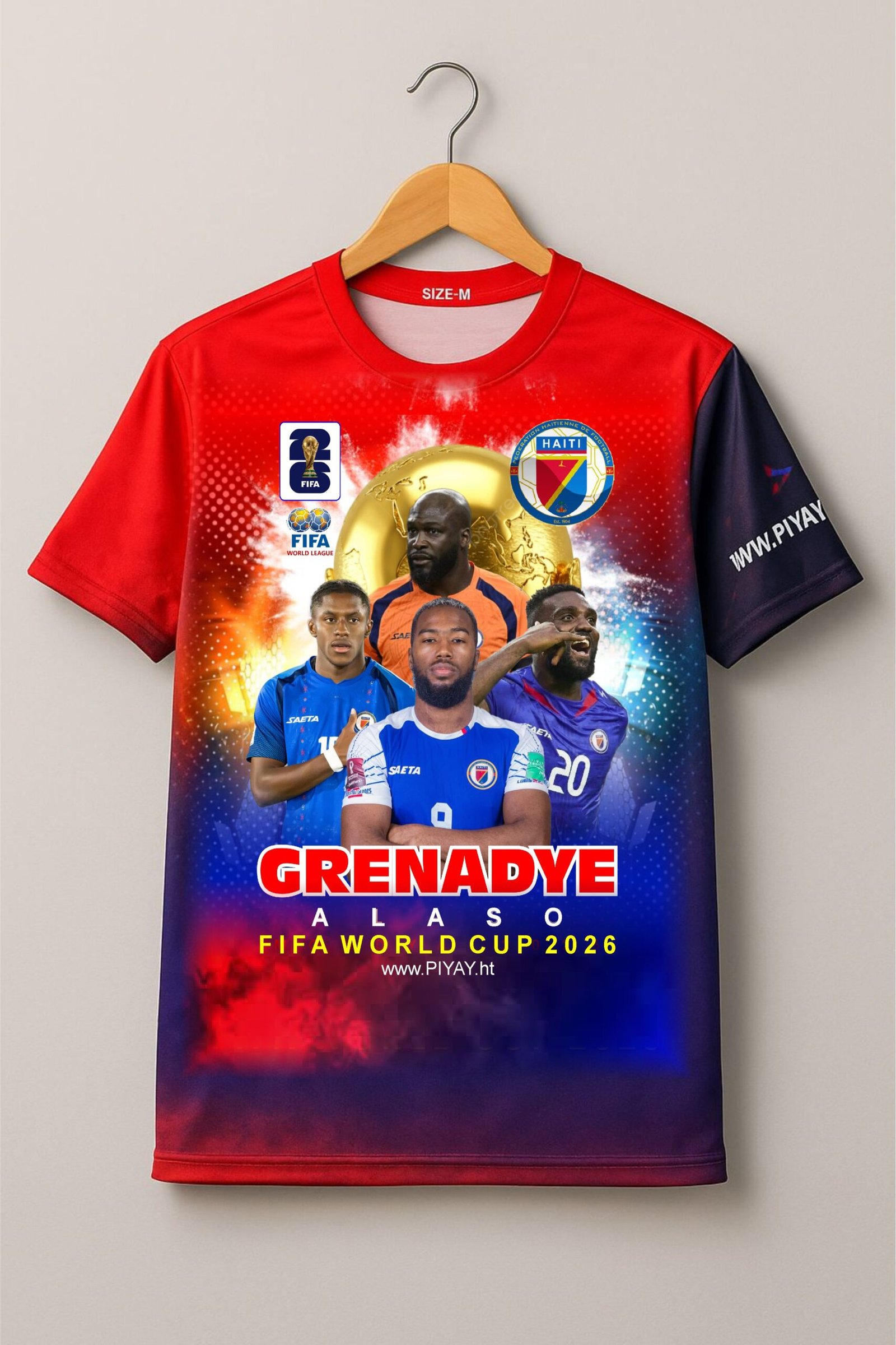 Unisex Jersey – Go Grenadiers!!! World Cup 2026. Star player T-shirt of Team Haiti