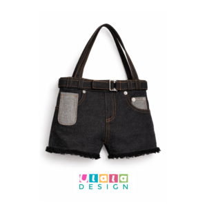 Signature Denim Shorts Tote – Limited Handmade Edition design by ULALADESIGN